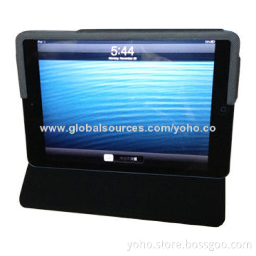 PU Leather Case for iPad Mini with Stand Function for Manganese Steel Design